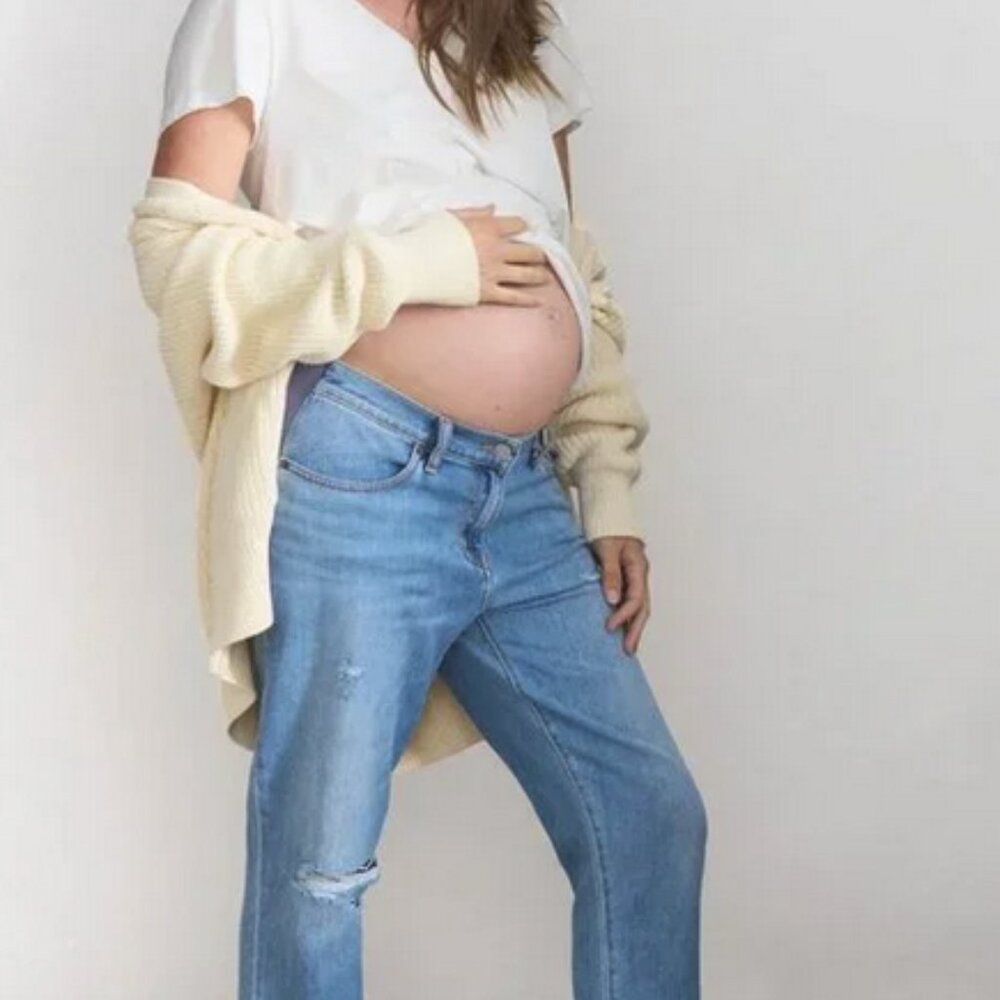 Hatch Boyfriend Maternity Jeans
